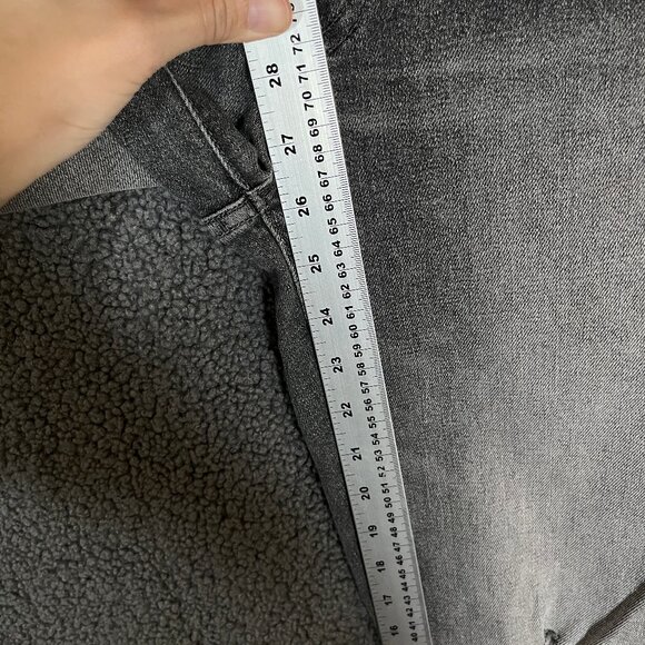 Mother The Insider Crop Step Chew Jeans - Women's Size 27 - Gray - Picture 7 of 10